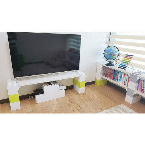 STYLISH DESKTOP COMPUTER/TV STAND